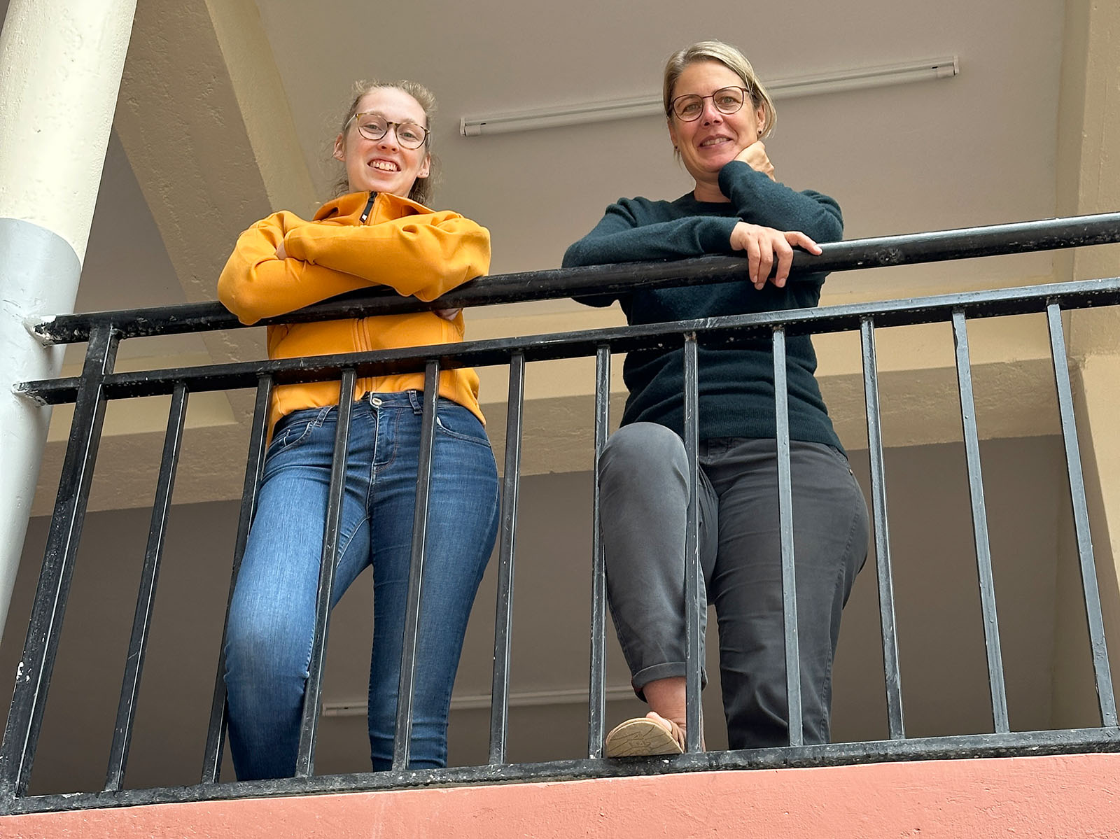 Kathrin und Kristin sind auch zufrieden