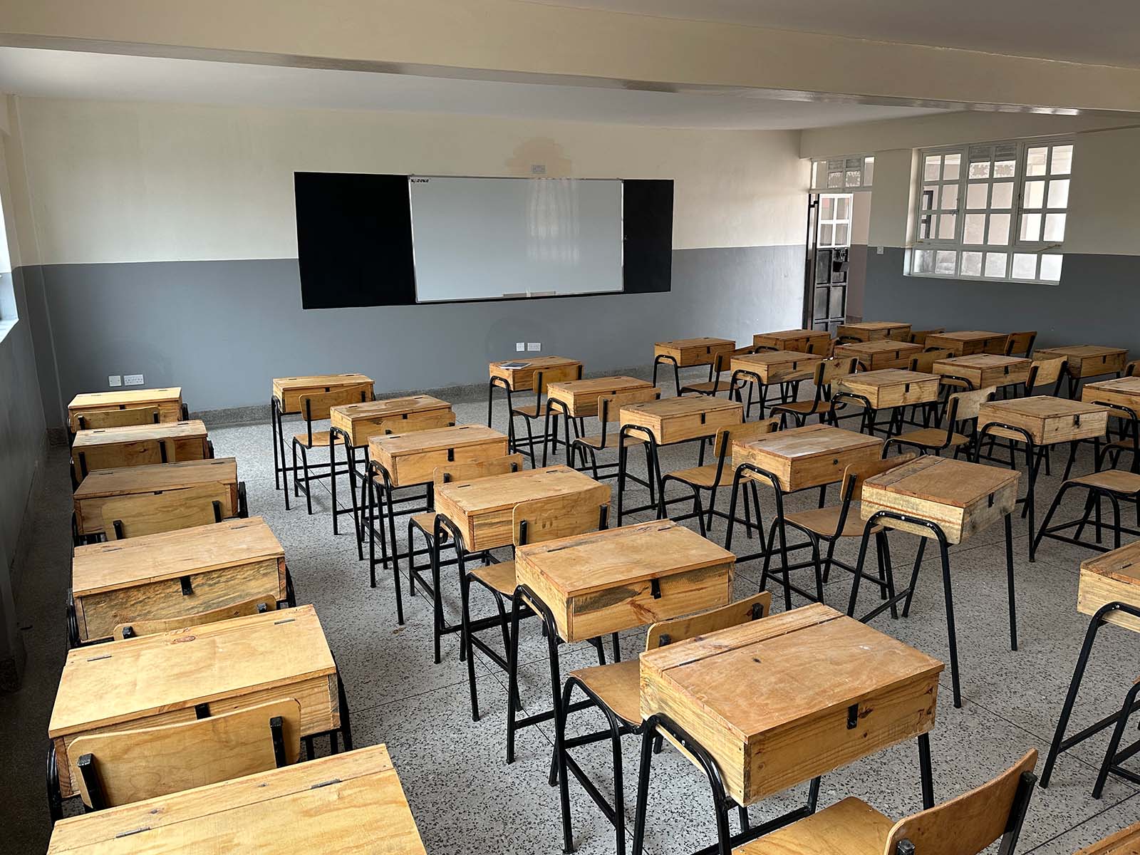 Blick in eines der Klassenzimmer